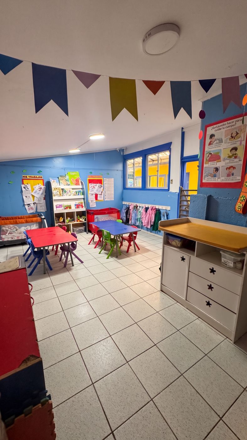 Sala del nivel medio menor, donde están también los menores de 2 años